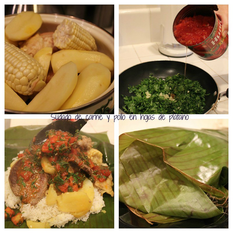 Platos de hoja de platano
