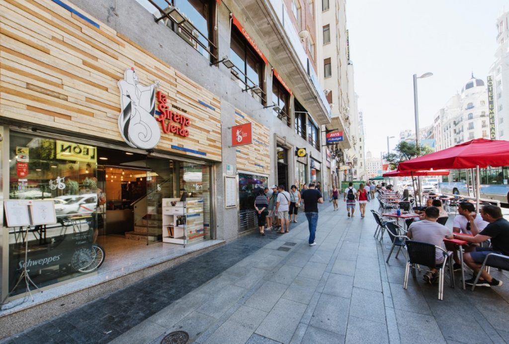 Cenar por gran via
