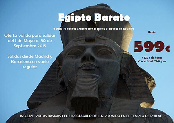 Vuelos a egipto desde madrid