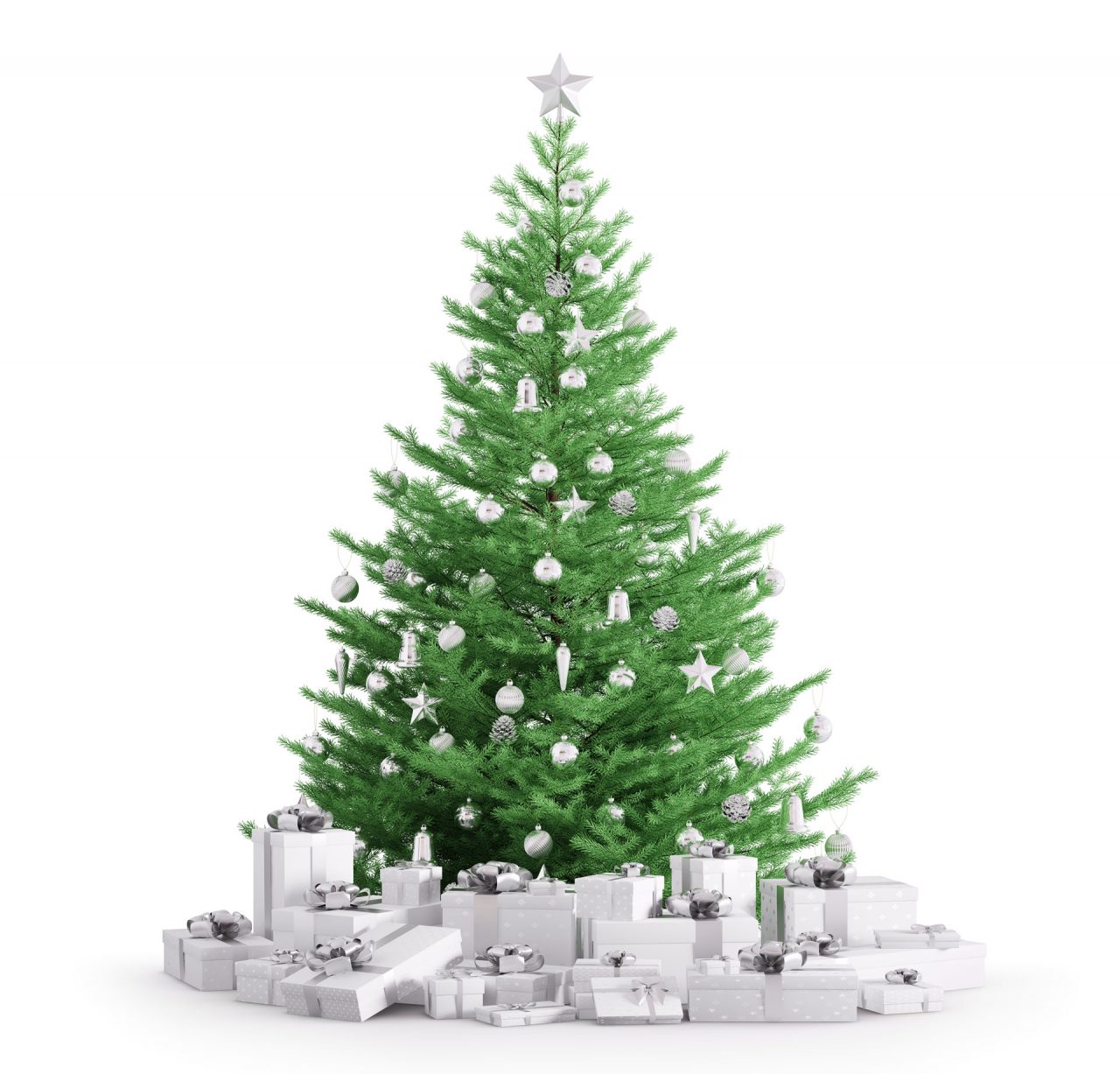 Figuras navideñas con luces