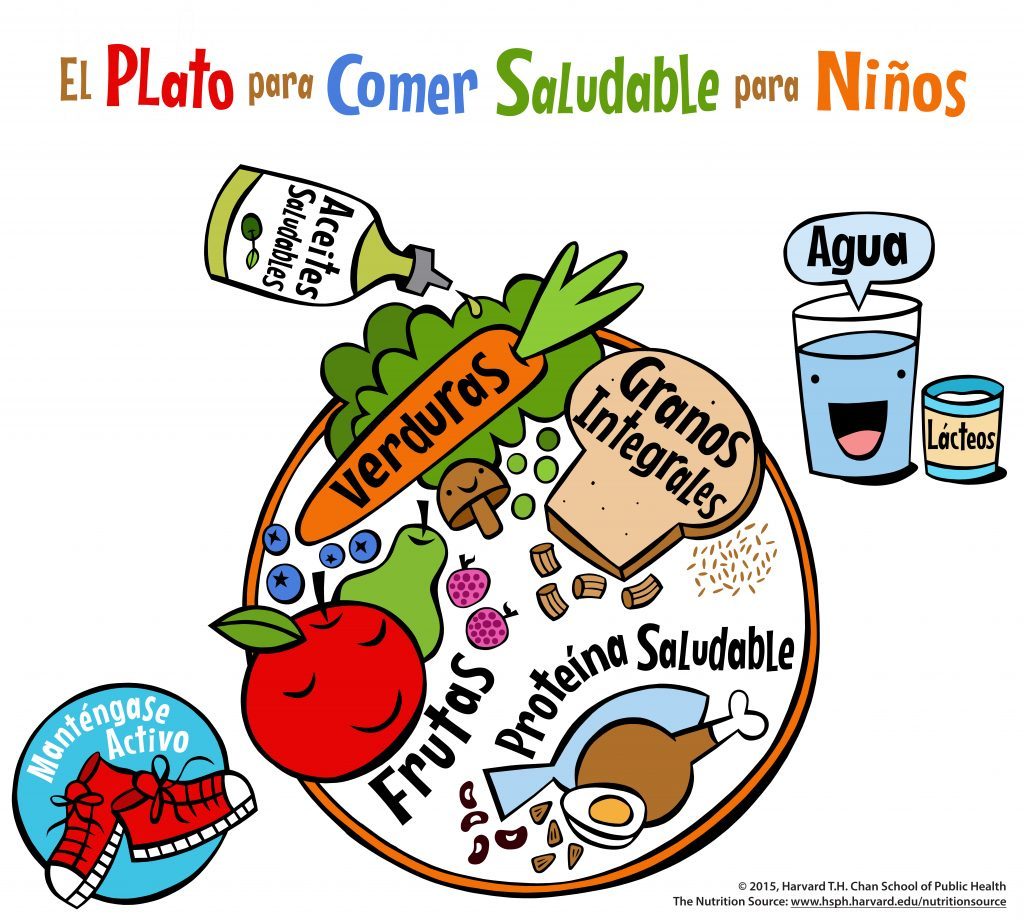 Dibujo plato de comida