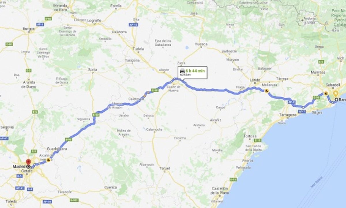 Distancia nueva york madrid