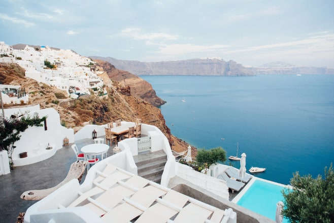 Hoteles en santorini grecia