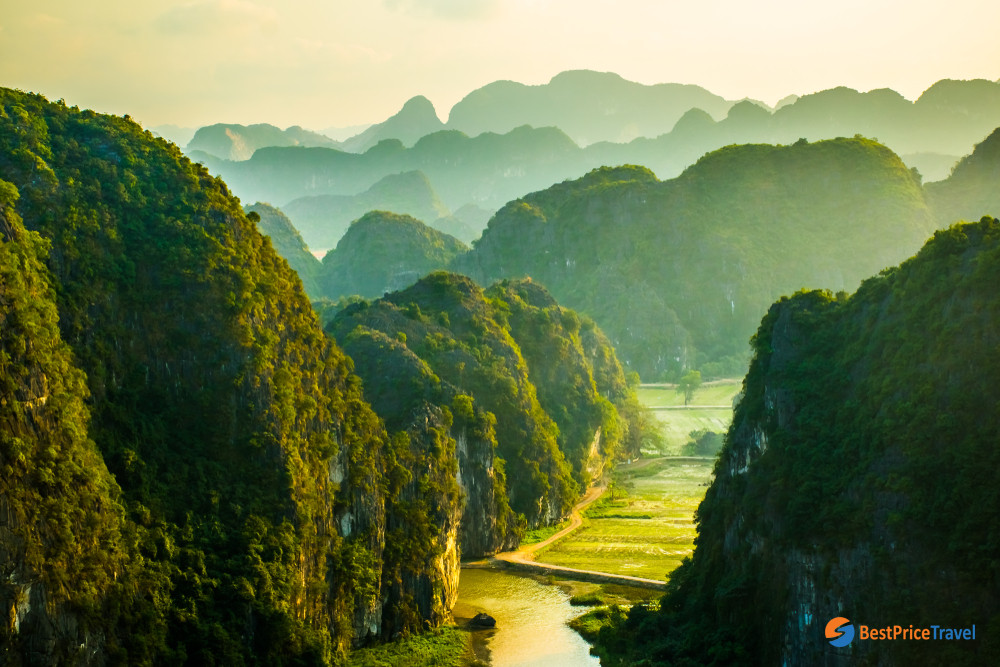 Tam coc vietnam mapa
