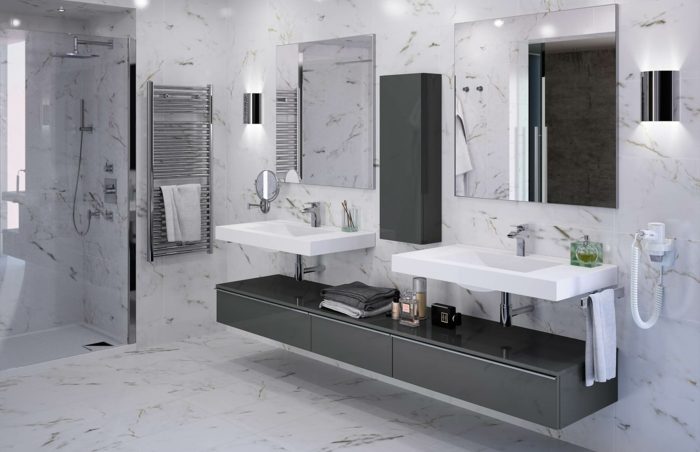 Muebles de baño de obra fotos | Actualizado diciembre 2021
